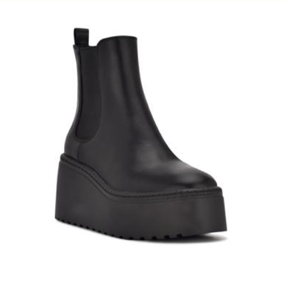 New Nine West Plataform Booties  Henrita Chelsea - Picture 2 of 4
